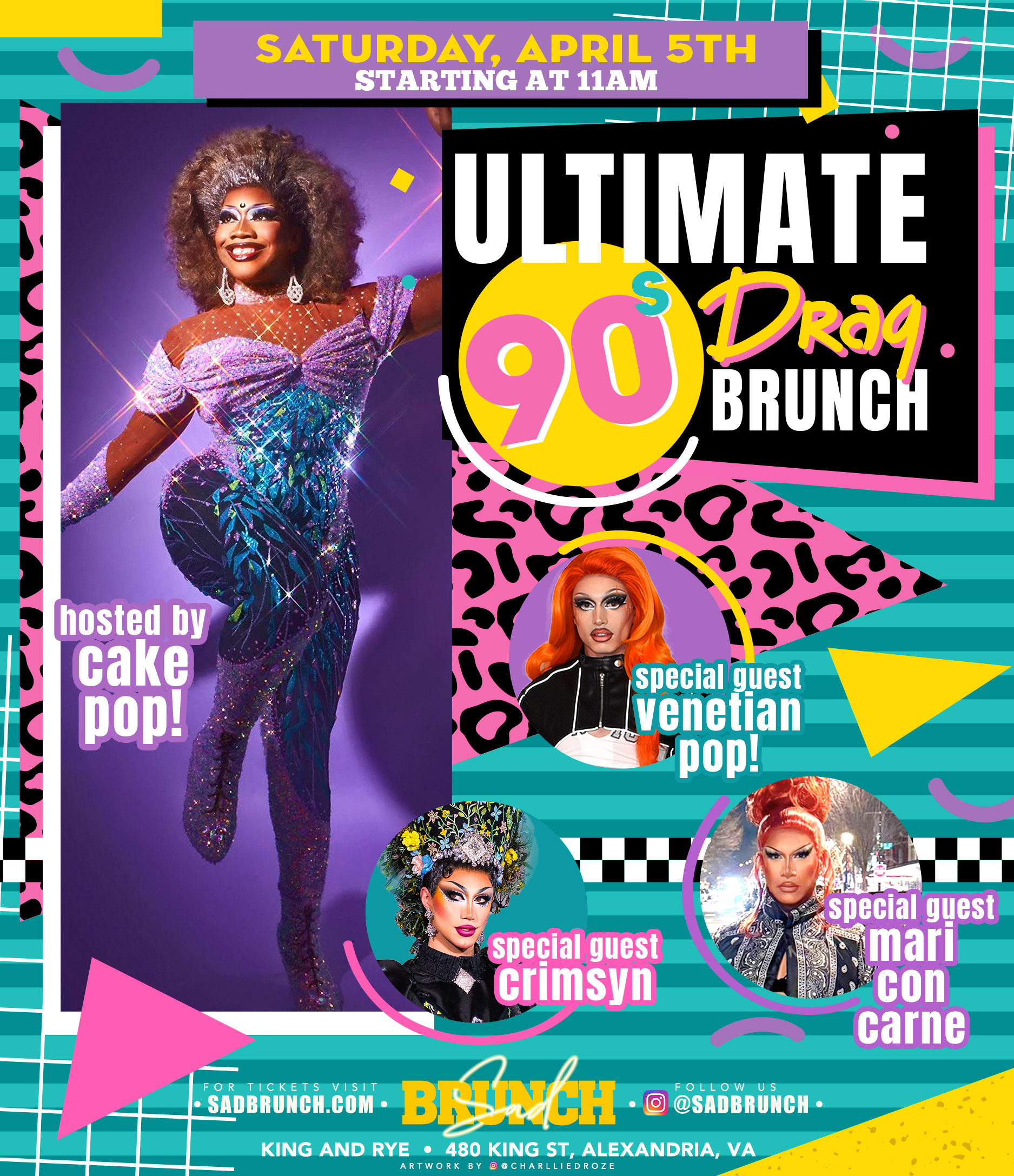 90s Drag Brunch at King & Rye
